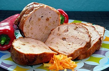 Fleischkäse warm bei Cafe Bistro Schnipp Schnapp in Kleinandelfingen
