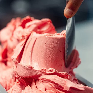 Gelati von der Gelateria Leonardo