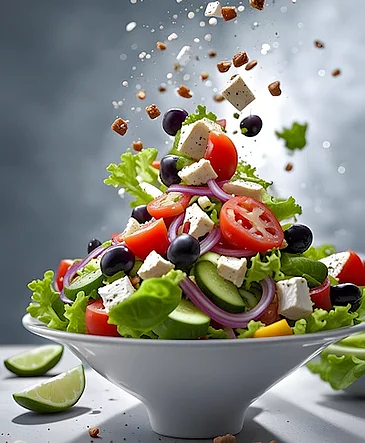 Salat Bowl im Bistro Schnippp Schnapp 