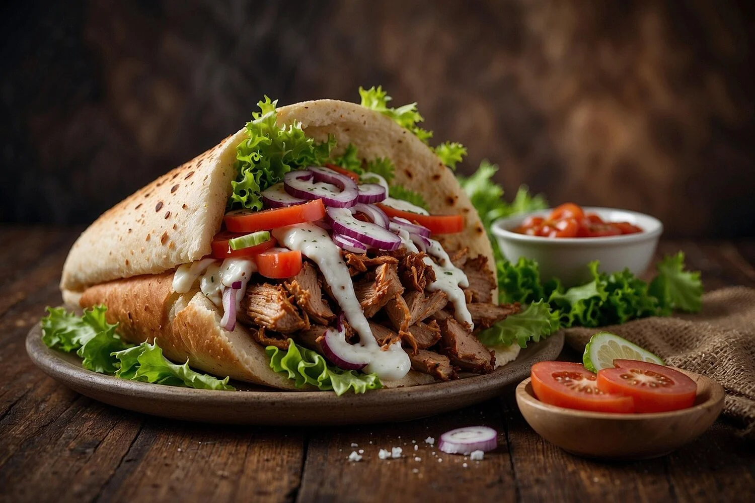 Kebab im Taschenbrot